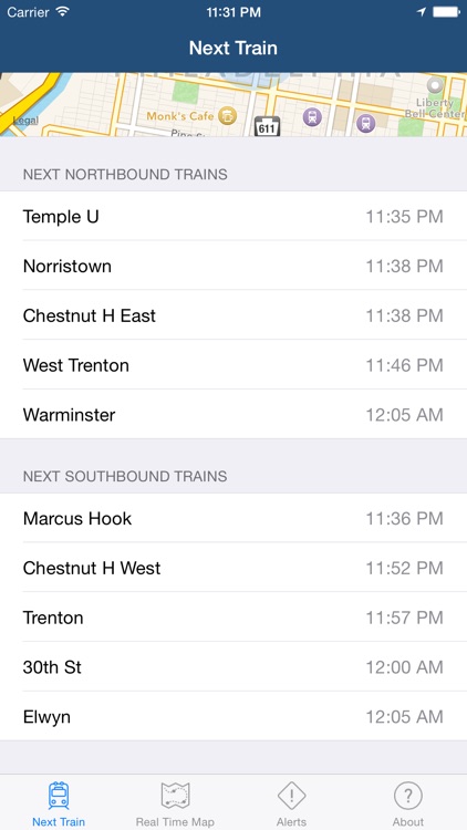 Real Time SEPTA: Regional Rail screenshot-4