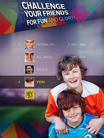 Free kick challenge - Copa America 2015 edition iPad screenshot