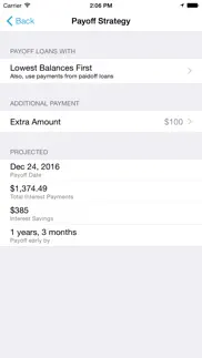 debt strategy lite iphone screenshot 4