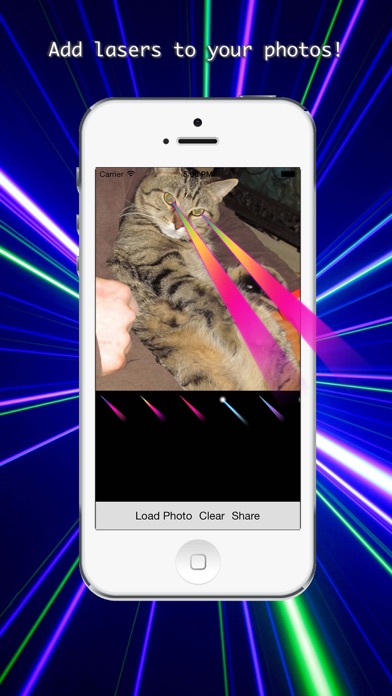 Screenshot #2 pour With Lasers - Avec Laser - Ajouter cool »avec des lasers« effets à vos photos!