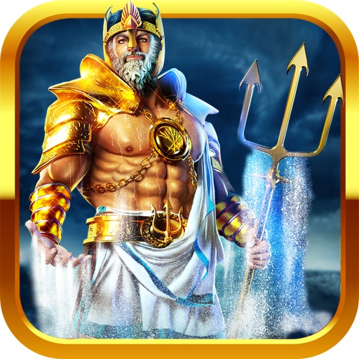 Poseidon God Slot Machine with Lucky Spin & Lucky Coins Casino Games icon