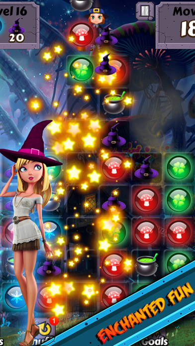 Screenshot #3 pour Bubble Girl Soda Witch - Pop the yummy gem candy and easy shooter puzzle