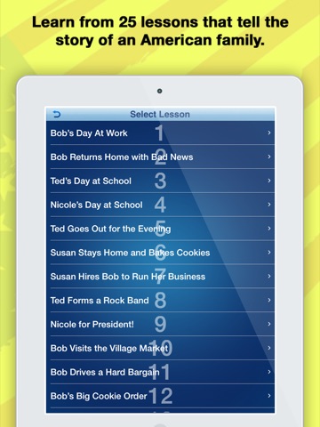Speak English Like an American for iPad screenshot 2
