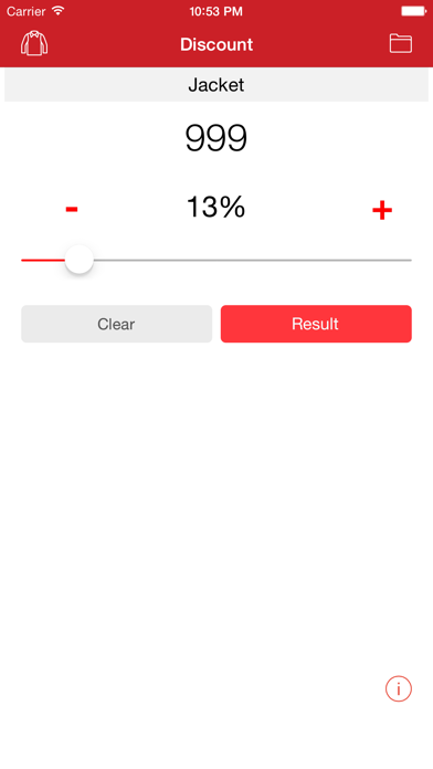Screenshot #1 pour Discount - Calculator