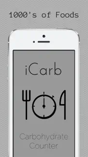 icarb carbohydrate and calorie counters iphone screenshot 1