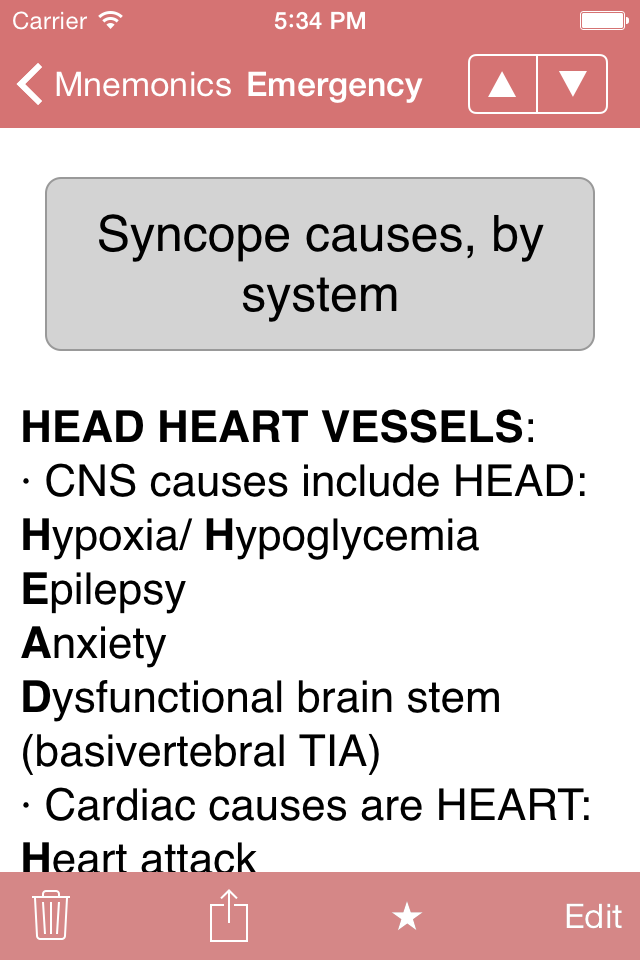 Med Mnemonics
