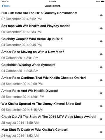 Wiz Khalifa Fans App Edition iPad screenshot 4 - Lifestyle app