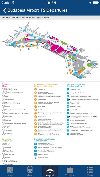 Budapest Offline Map - City Metro Airport