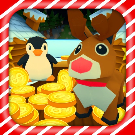 Christmas Coin Pusher Dozer Dropper 3D iOS App