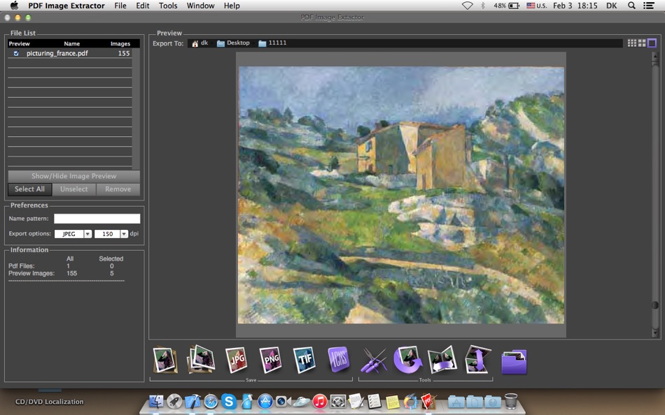 #1. PDF Image Extractor Pro (macOS) โดย: Dmitry Kozlov