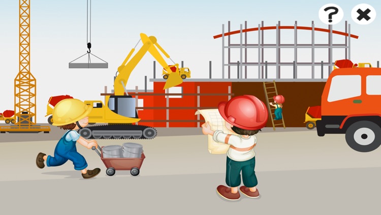 A Construction Site Learning Game for Children: Learn about the builder screenshot-4