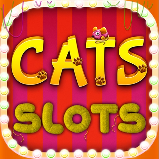 Cats Free Slots Casino Machines Jackpot Icon
