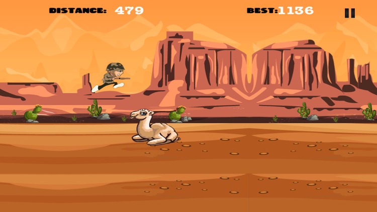 Army Soldier War Hero Run FREE - The Blood Brothers Desert Defense Game