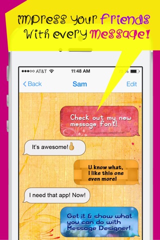 Design for Message Texting screenshot 3
