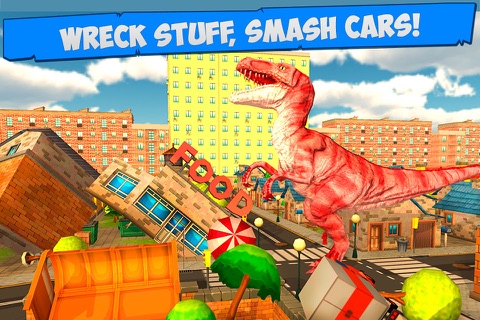 Cartoon Dino Crash 3D screenshot 2