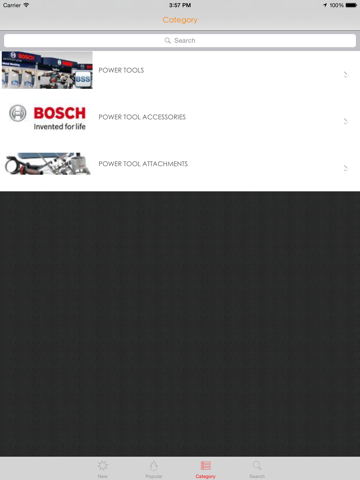 Bosch Tools iPad screenshot 5 - Shopping app