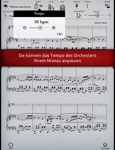 Ravel – Concerto en sol, 2ème mouvement (partition interactive pour piano) screenshot 3