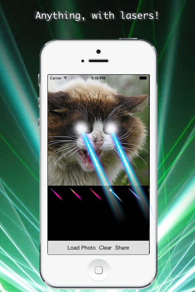 With Lasers - Add cool 'With Lasers' effects to your photos! screenshot 2