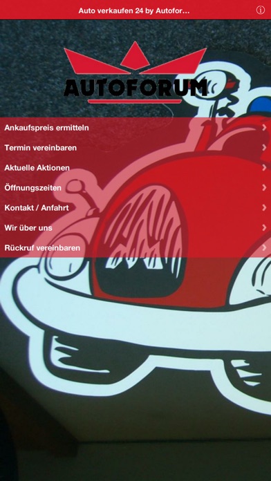 Screenshot #1 pour Auto verkaufen 24 by Autoforum