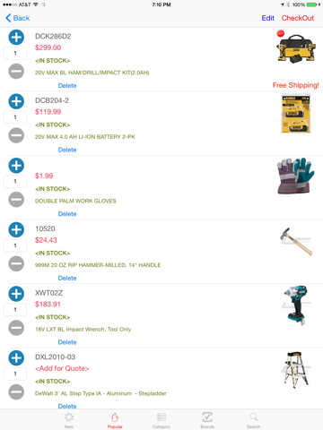 Screenshot #6 pour Lee's Tools Catalog Shopping