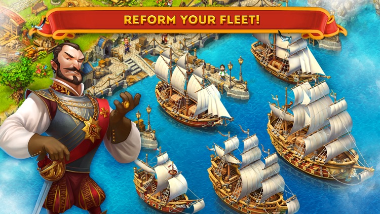 Maritime Kingdom - Trade goods, fight pirates, build an empire