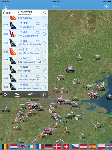 Screenshot #2 for London Stansted Airport - iPlane Flight Information
