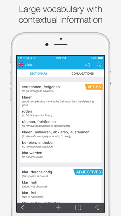 Translations: German - English Dictionary