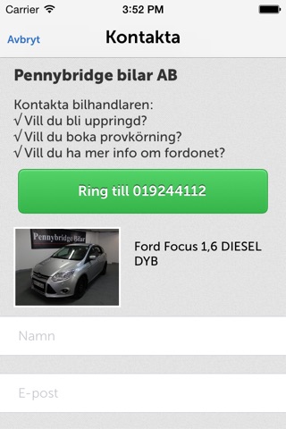 Pennybridge bilar AB screenshot 4