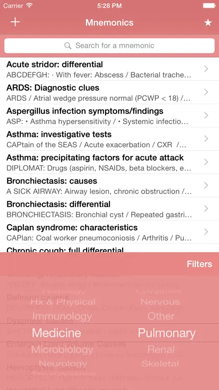 Med Mnemonics screenshot 2 of 5