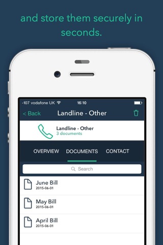 No More Filing - Scan Documents, Receipts, Bills and Stay Organised screenshot 2