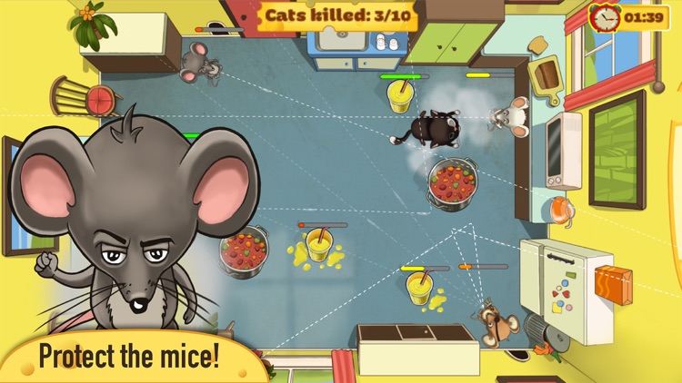 Mouse Shot - Protect The Mouse Puzzle Game