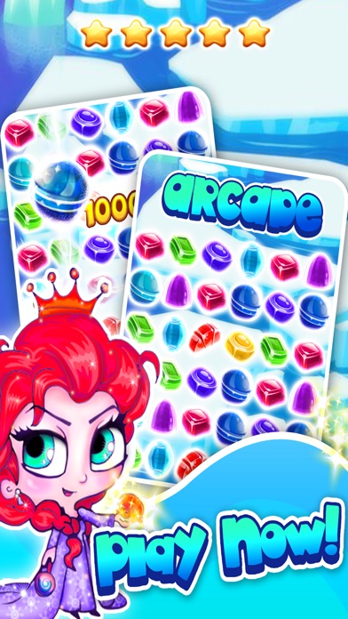 ``` FROZEN ICE QUEEN MATCH-3``` - FUN CANDY PUZZLE GAME SA-GA FOR JEWEL MANIA'CS C.RUSH 1.0 IOS