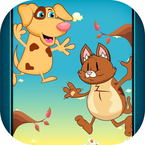 Doggy Kitty Adventure - A Flying Dog and Cat Rescue Game icon