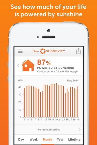 OurSungevity—Solar production monitoring for Sungevity customers. screenshot 3