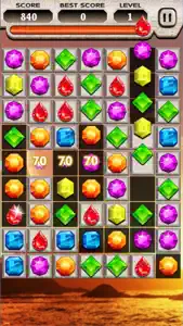 Jewels 3 Match screenshot #3 for iPhone