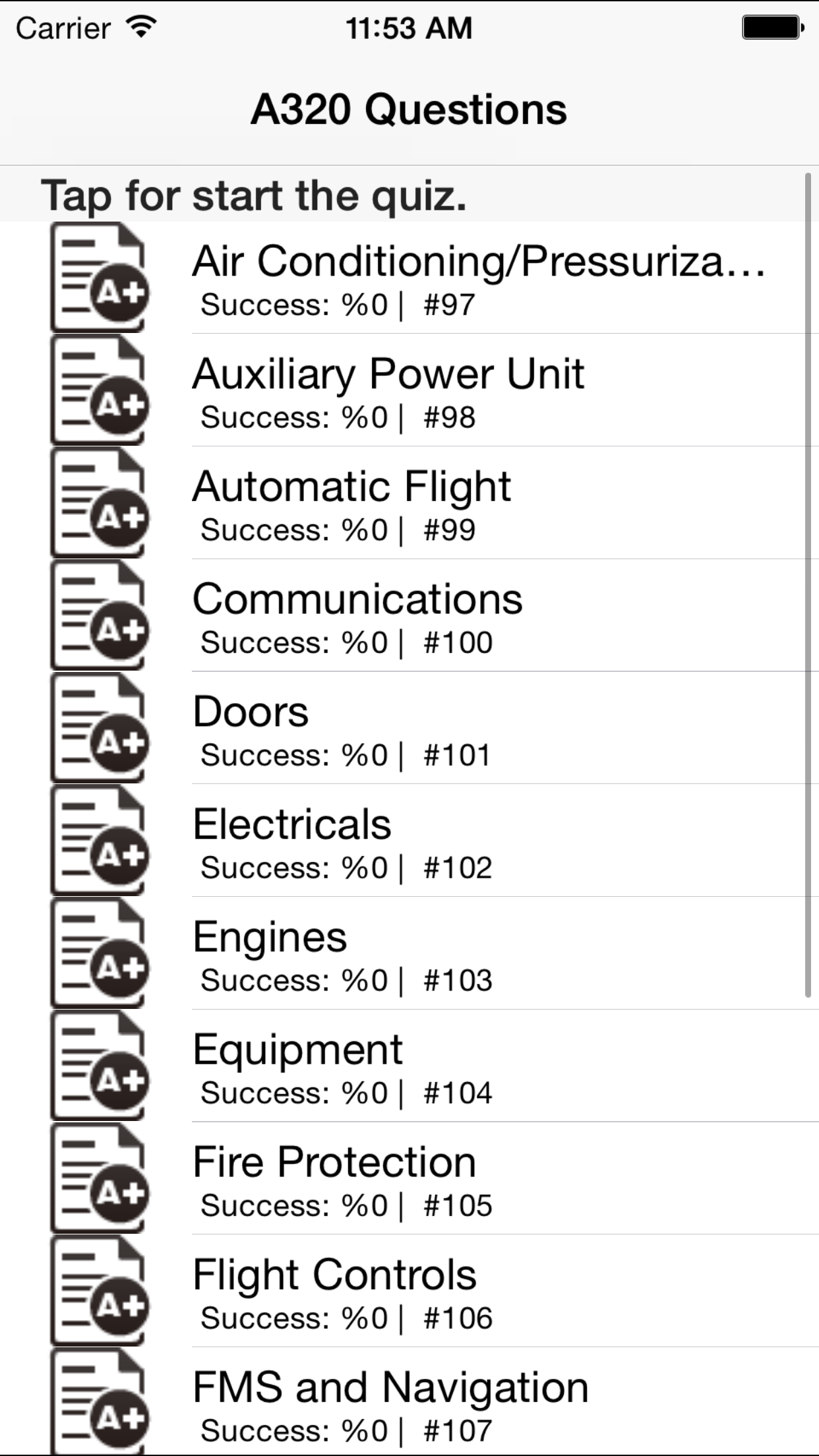 Airbus A320/A321 - Question Bank - Type Rating Exam Quizzes