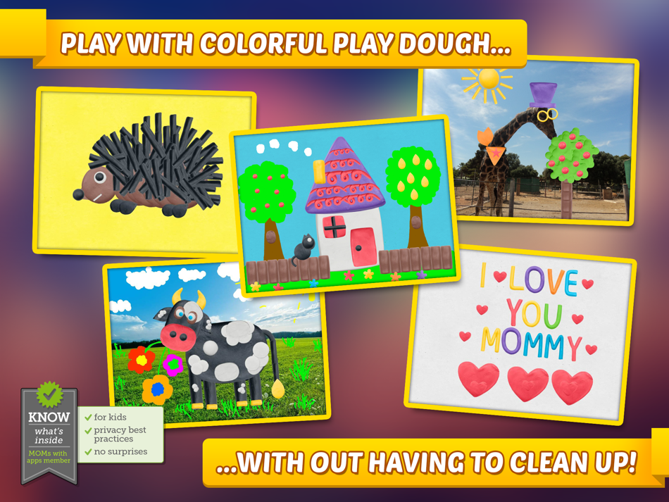 #1. Imagination Box - creative fun with play dough colors, shapes, numbers and letters (iOS) Podle: Software Smoothie