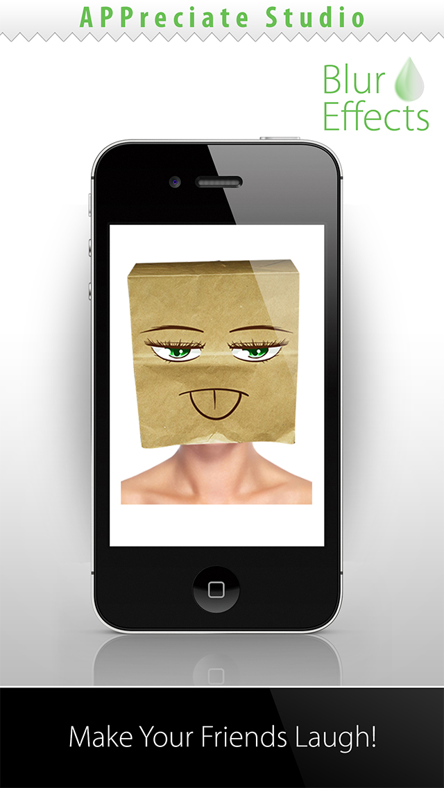 Blur Effect - Shapes Background and Censor Text In One Touch