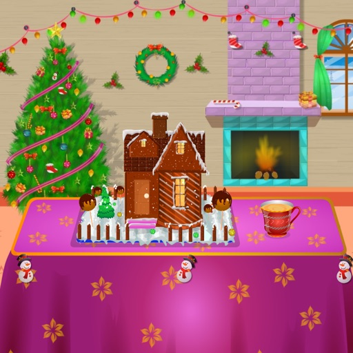 Ginger Bread House Decoration - Christmas Games icon