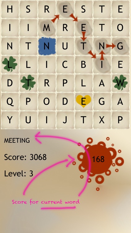 Rotating Letters And Words Board Game International