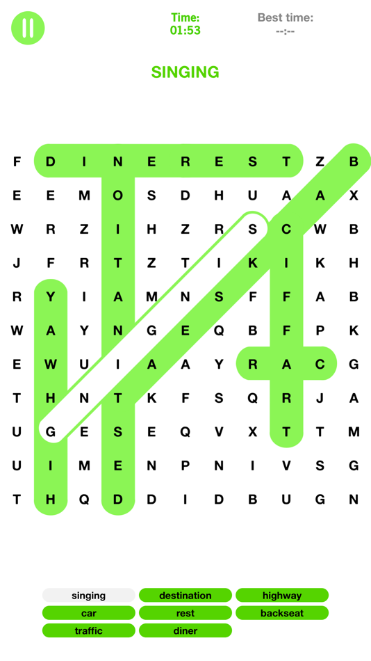 #1. Word Search - Find All the Hidden Words Puzzle Game (iOS) 由: Nicholas Detwattananun