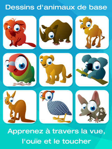 Screenshot #6 pour Safari et animaux de la jungle : Baby Flashcards gratuit - Une sélection des meilleurs jeux et des meilleurs divertissements pour les plus petits !