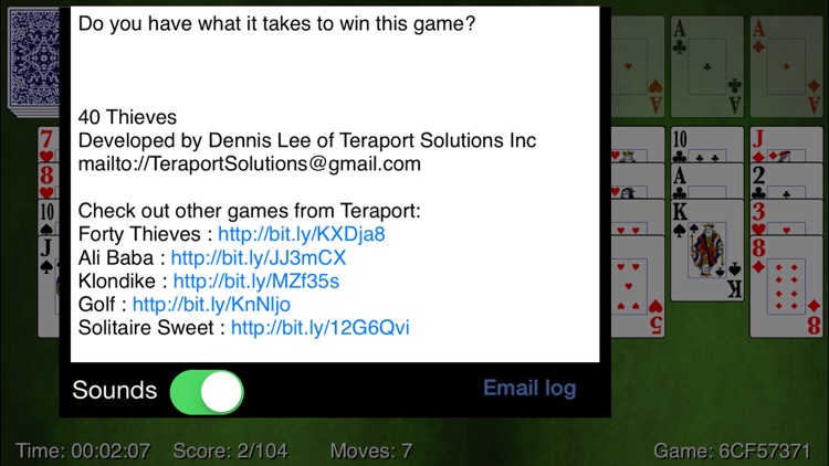Forty Thieves Lite screenshot-3