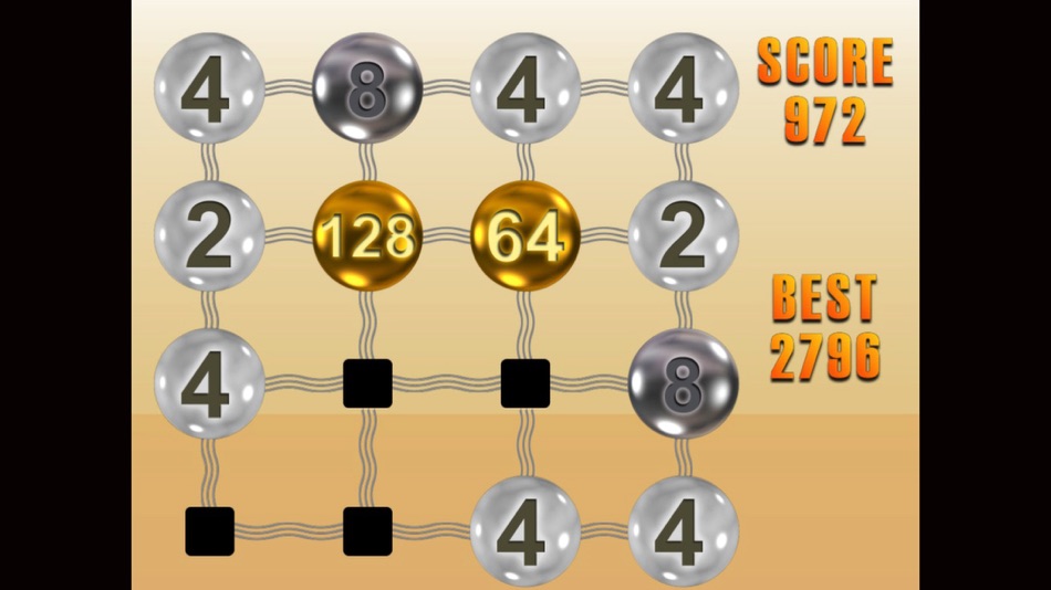4x4 2048 Golden Balls Free Edition - 1.1 - (iOS)