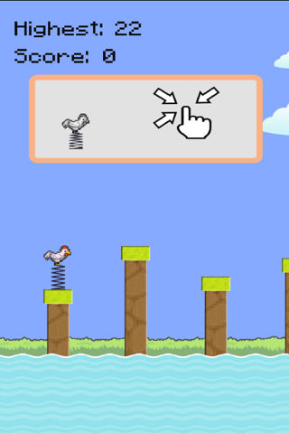 Impossible Spring Ninja Chicken - Clumsy Rooster Simulator screenshot 2