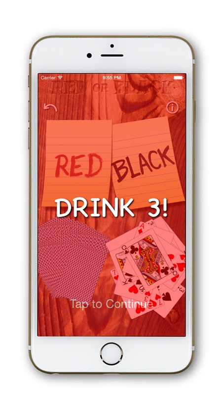 Red or Black - Drinking Game screenshot 2