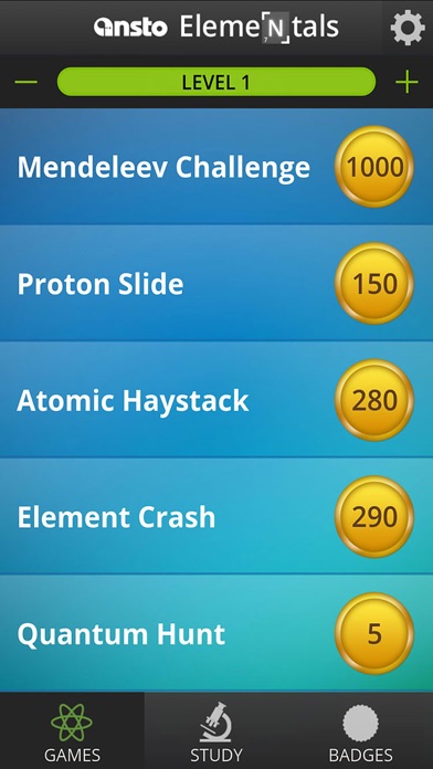 Elementals Periodic Table Game iPhone screenshot 1 - Education app