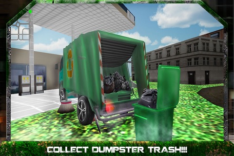 Garbage Dumpster Truck Driver 3D screenshot 2