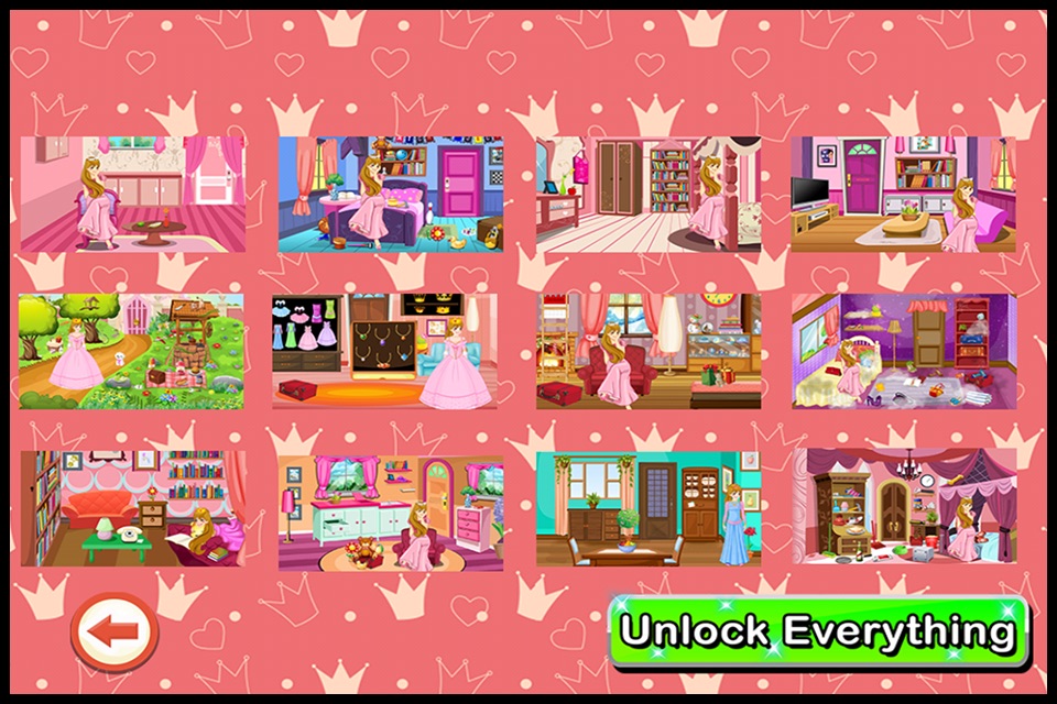 A Princess Escape Hidden Objects Puzzle - can you escape the room in this dress up doors games for kids girls screenshot 4