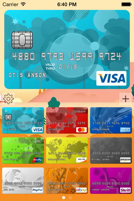 CardFolio - Credit card and password manager